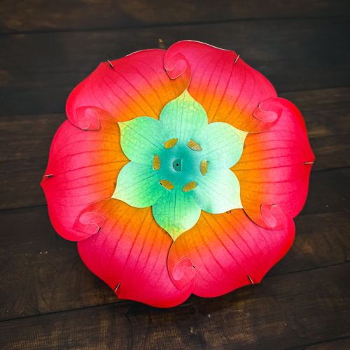 Lồng Đèn Hoa Sen Nhựa Trang Trí Phật Đản Mới Nhất 32cm