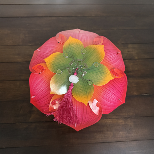 Lồng Đèn Hoa Sen Hồng Hình 35CM Mới Nhất 2025 - TAYTA 