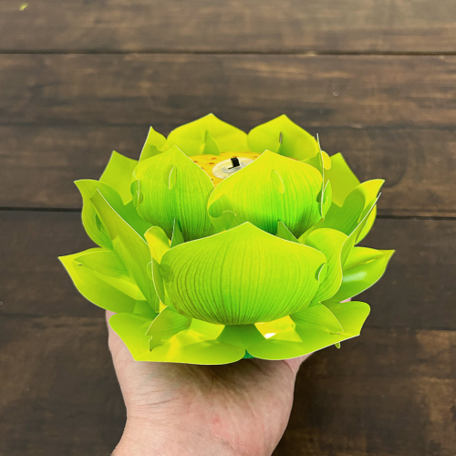 [16cm] Set 4 Hoa Sen Thả Nước/Cầm Tay/Treo Trang Trí Phật Giáo Bằng Nhựa