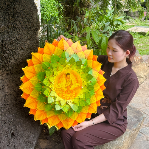 [70CM] Lồng Đèn Bồ Đề Hào Quang Phật Giáo