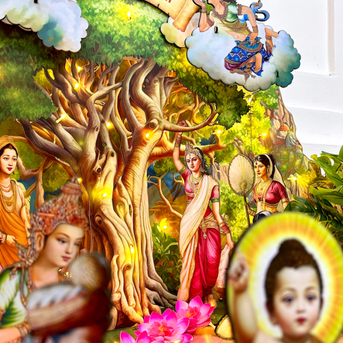 [1m4] Mô hình Vườn Lâm Tỳ Ni Cỡ Lớn Cúng Dường Phật Đản
