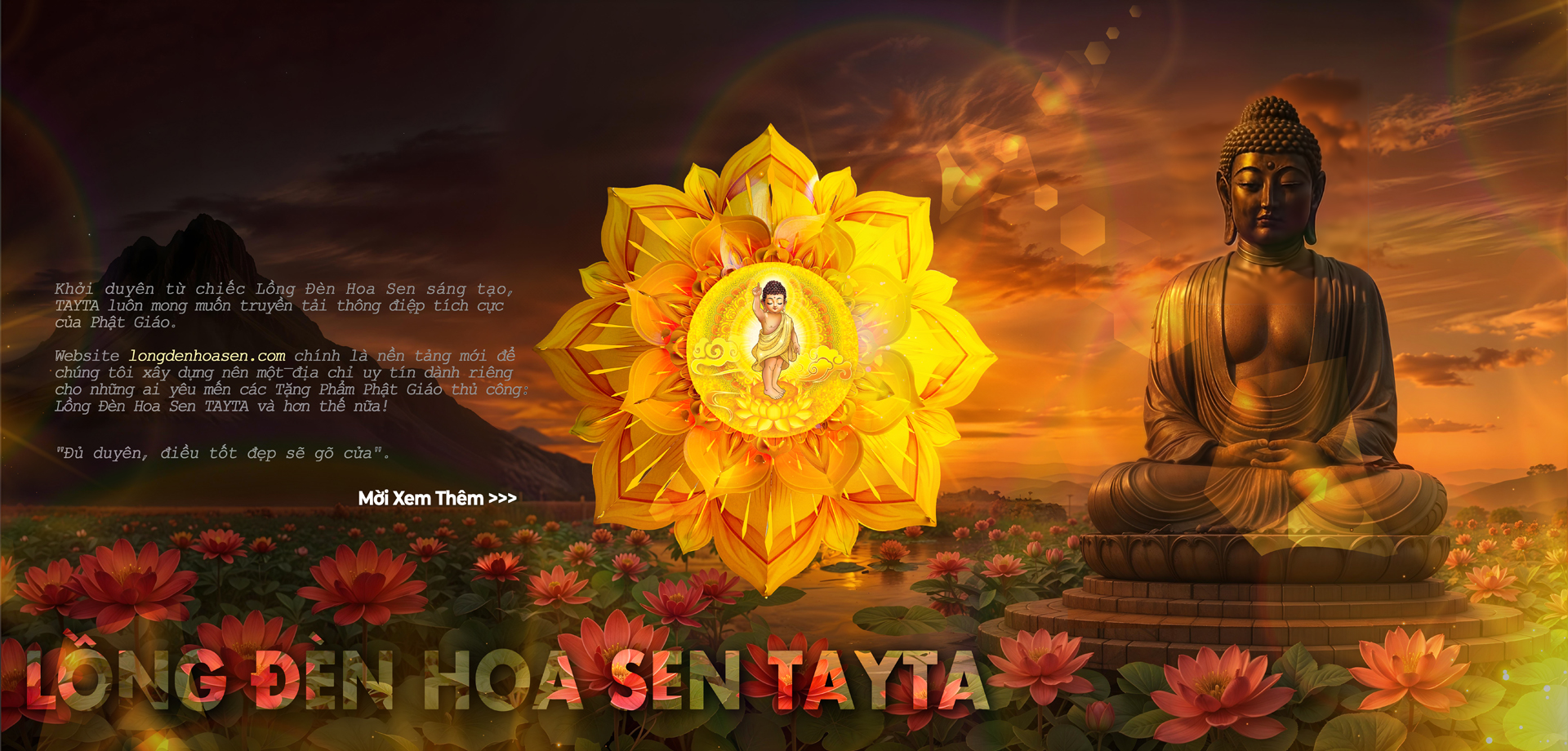 Lồng Đèn Hoa Sen TAYTA Giá Rẻ